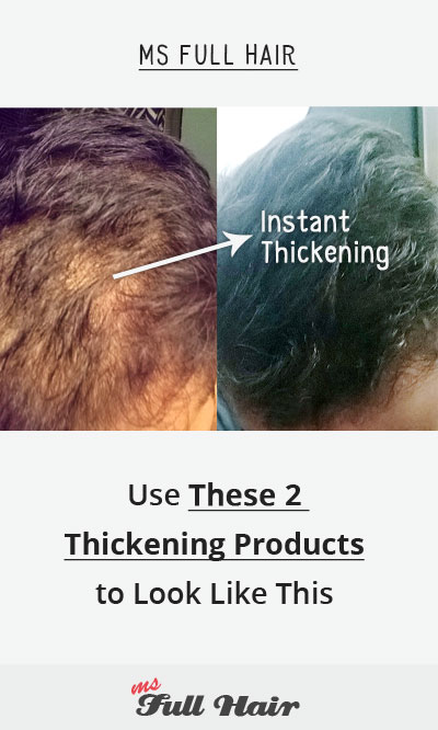 hair thickening products