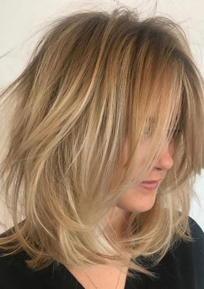 50 Best Medium Length Hairstyles For Thin Extremely Fine